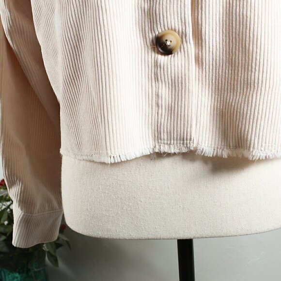 Shein Crop Jacket - Lightweight - Raw Hem - Small - Picture 3 of 5